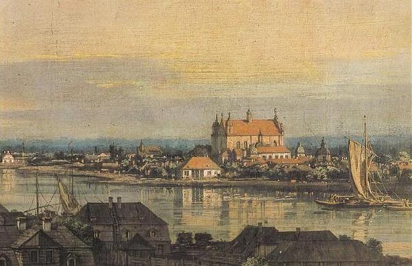 Bernardo Bellotto View of Praga with Bernardine church oil painting picture